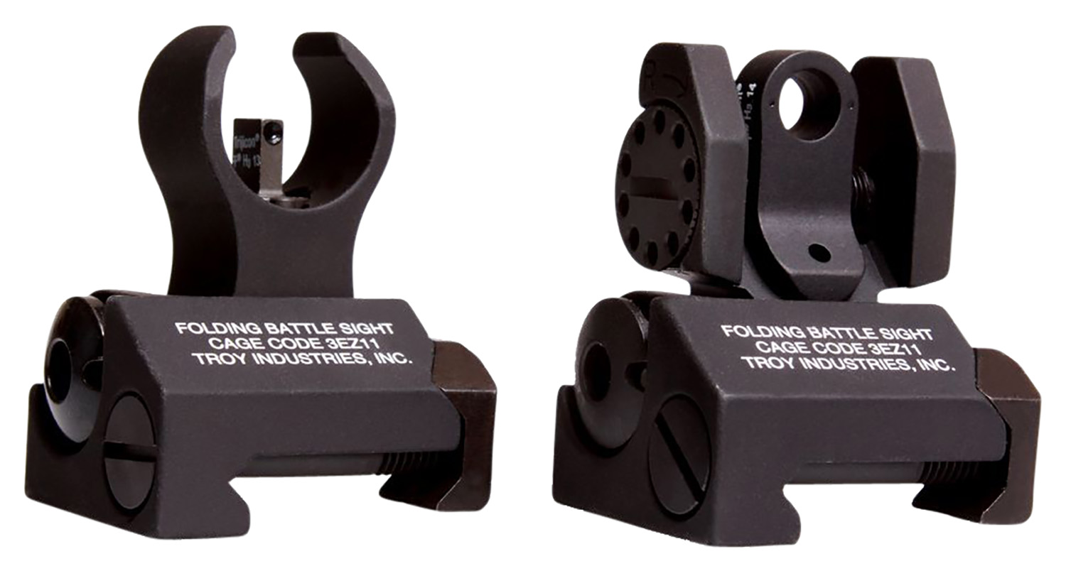 77138.jpg Troy Ind SSIGIARSTBT00 Tritium Micro BattleSight Set HK Front & Round Rear Black Hardcoat Anodized - Image 1