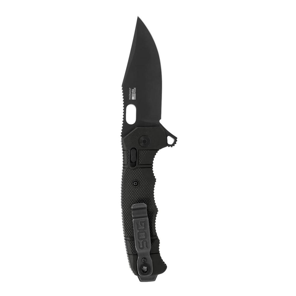 https3A2F2Fmedia.chattanoogashooting.com2Fimages2Fproduct2FSGSOG122113572FSGSOG12211357-1.jpg SOG Knives Seal XR Ti Folding Knife 3-9/10" Clip Point Blade Black - Image 1