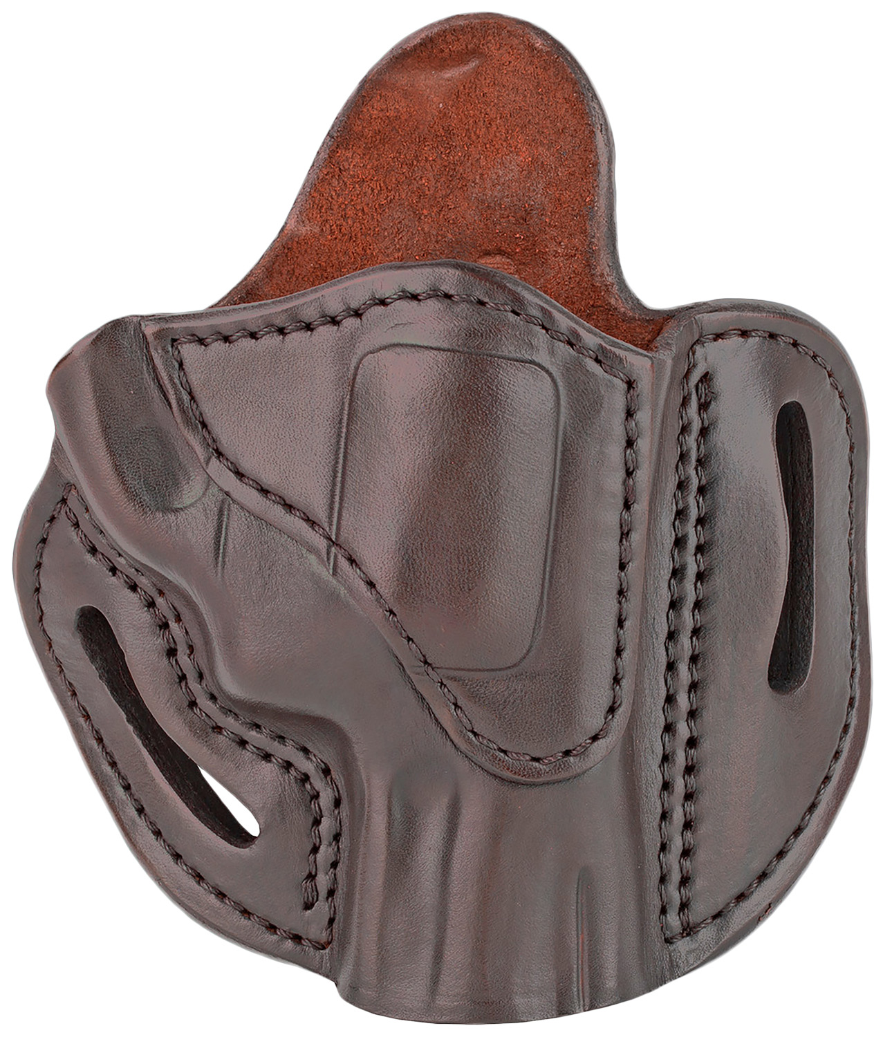 112403.jpg 1791 Gunleather RVH2SSBRR RVH2S OWB Size 02S Signature Brown Leather Belt Slide Fits S&W K Frame Right Hand - Image 1