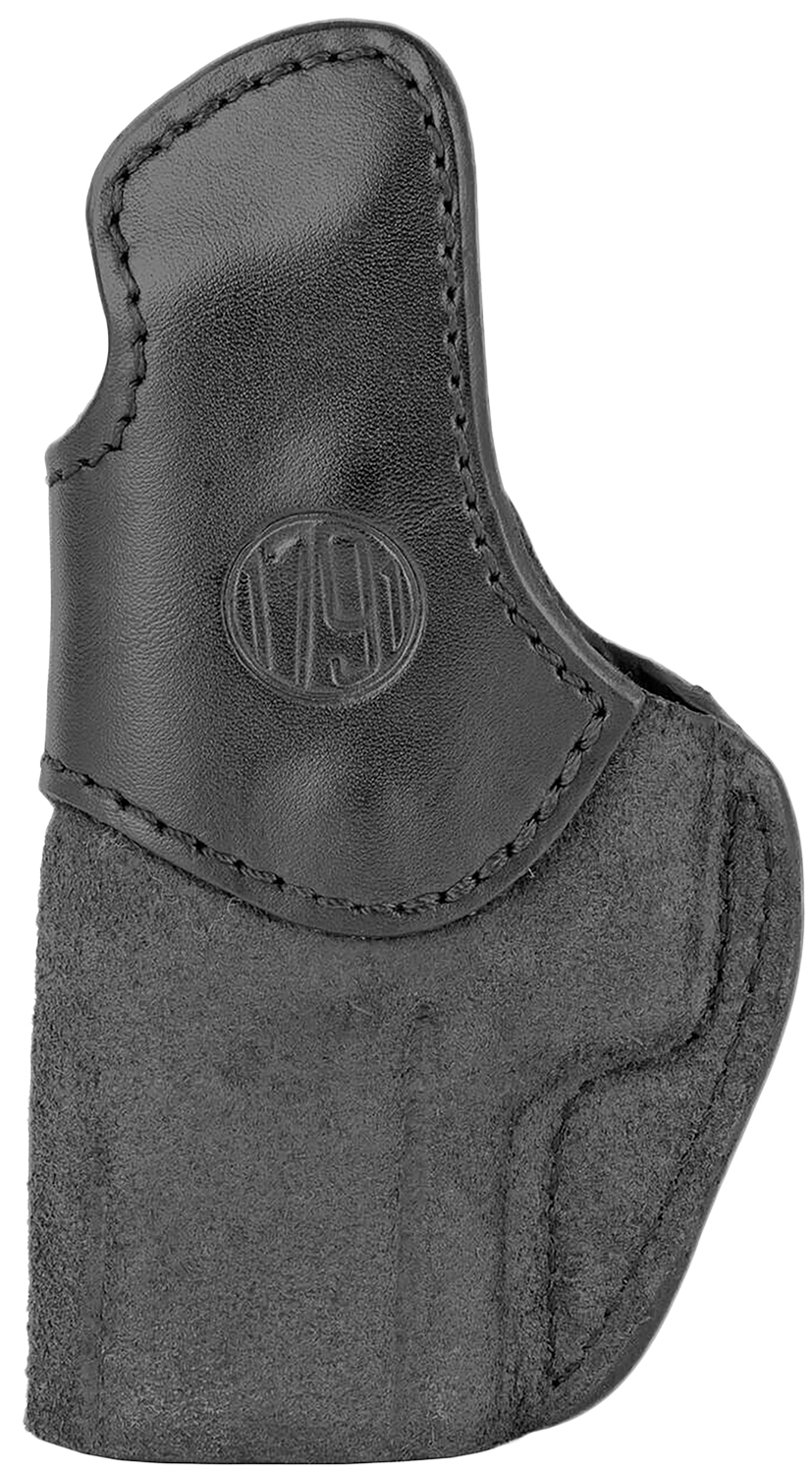 112363.jpg 1791 Gunleather RCH5BLKR RCH IWB Size 05 Black Leather Belt Clip Fits Springfield XD-M/HK VP9SK Right Hand - Image 1
