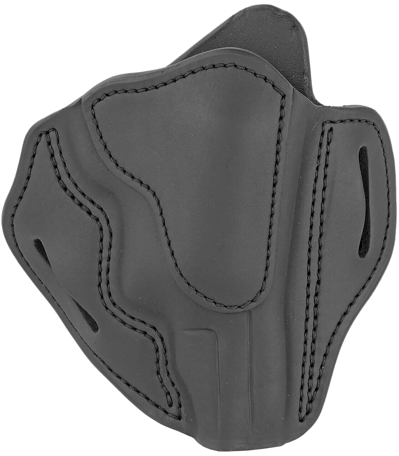 112405.jpg 1791 Gunleather RVH3SBLR RVH3 OWB Size 03 Stealth Black Leather Belt Slide/S&W Governor Right Hand - Image 1