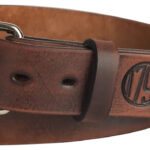 1791 Gunleather BLT014650VTGA 01 Gun Belt Vintage Leather 46/50 1.50" Wide Buckle Closure