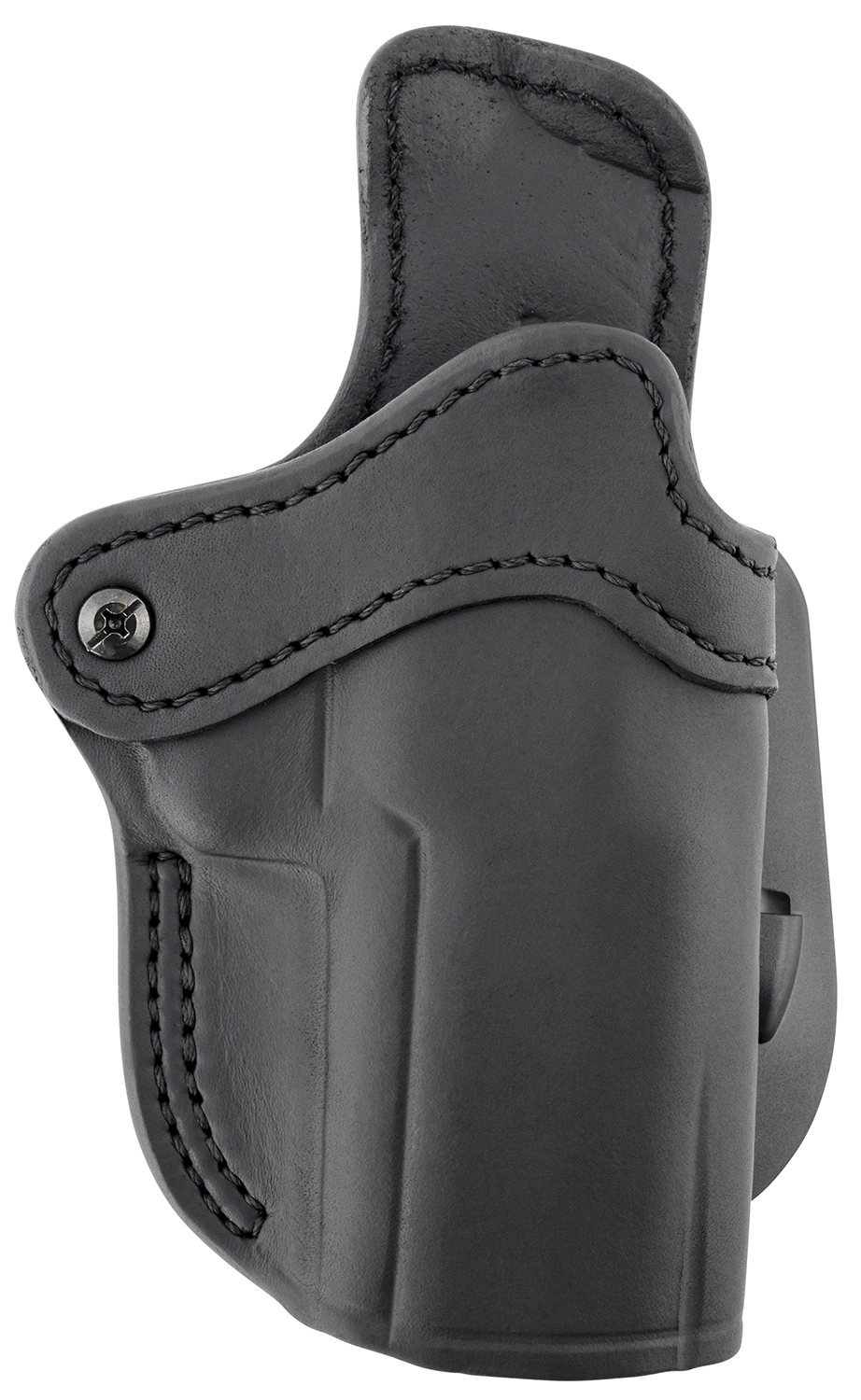 120174.jpg 1791 Gunleather ORPDH24SBLR BH2.4 Optic Ready OWB 2.4 Stealth Black Leather Paddle Fits Walther PPQ/Sig P320/Springfield XD-M - Image 1