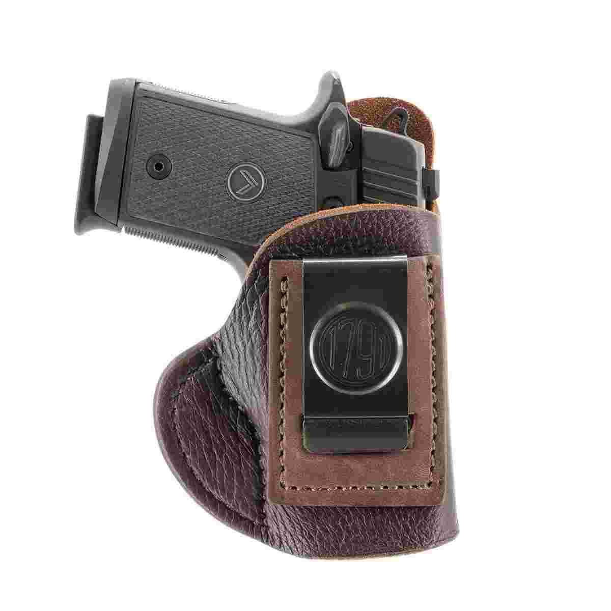 https3A2F2Fmedia.chattanoogashooting.com2Fimages2Fproduct2FXTFCD0BRWR2FXTFCD0BRWR.jpg 1791 Fair Chase Deer Hide IWB Holster Size 0 Brown RH - Image 1