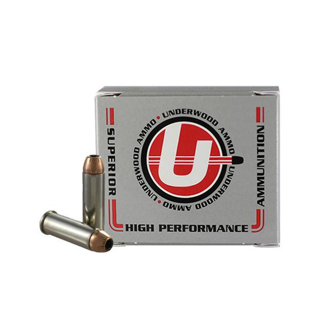 https3A2F2Fmedia.chattanoogashooting.com2Fimages2Fproduct2FUB4312FUB431.jpg Underwood Ammo XTP Jacketed Hollow Point Handgun Ammunition 41 Rem 210gr JHP 1560 fps 20/ct - Image 1