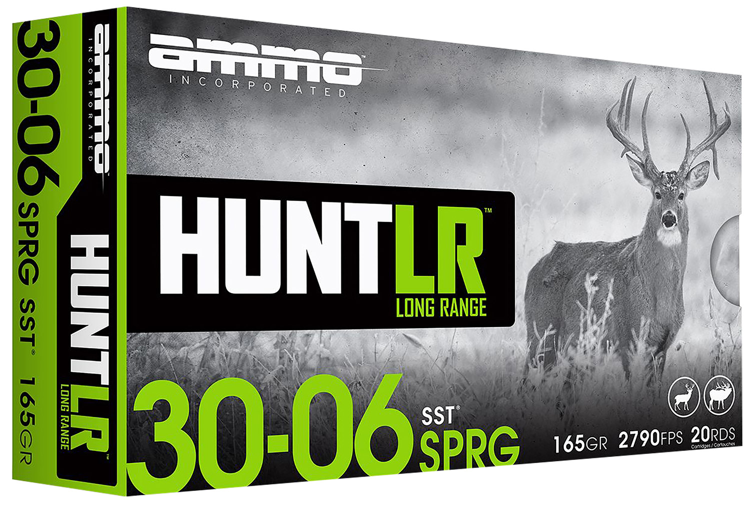 150272.jpg Ammo Inc 3006165SSTA20 Hunt Long Range 30-06Springfield 165gr Super Shock Tip 20 Per Box/10 Case - Image 1