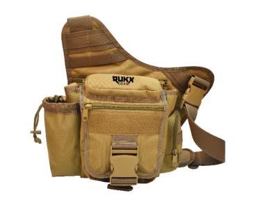 https3A2F2Fmedia.chattanoogashooting.com2Fimages2Fproduct2FAKATICTSBT2FAKATICTSBT.jpg ATI Single Strap Sling Bag Tan Rukx Gear - Image 1