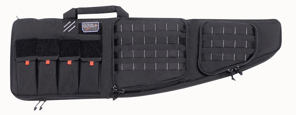 130538.jpg GPS Bags T42ARB Tactical AR Case 42" Black 1000D Nylon with Mag & Storage Pockets, Lockable Zippers, External Handgun Pocket & Visual ID Storage System - Image 1