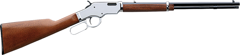92512.jpg Taylors & Company 550223 Uberti Scout 22 LR Caliber with 14+1 Capacity, 19" Blued Barrel, Chrome-Plated Metal Finish & Walnut Stock Right Hand (Full Size) - Image 1