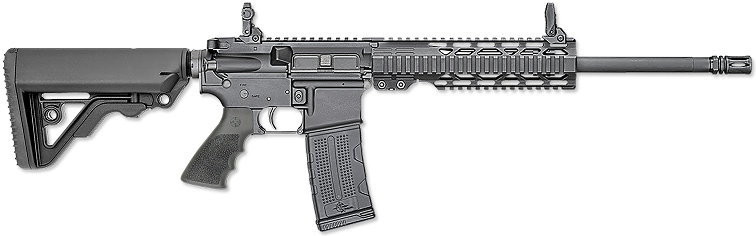 148301.jpg Rock River Arms AR1910 LAR-15M Assurance-M Carbine 5.56x45mm NATO 16" 30+1, Black, RRA Operator Stock & Hogue Grip, Flip-Up Sights, Carrying Case - Image 1