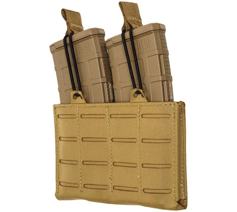 https3A2F2Fmedia.chattanoogashooting.com2Fimages2Fproduct2FINT3567CY2FINT3567CY.jpg TacShield RZR Molle Double Rifle Magazine Pouch Coyote Brown - Image 1