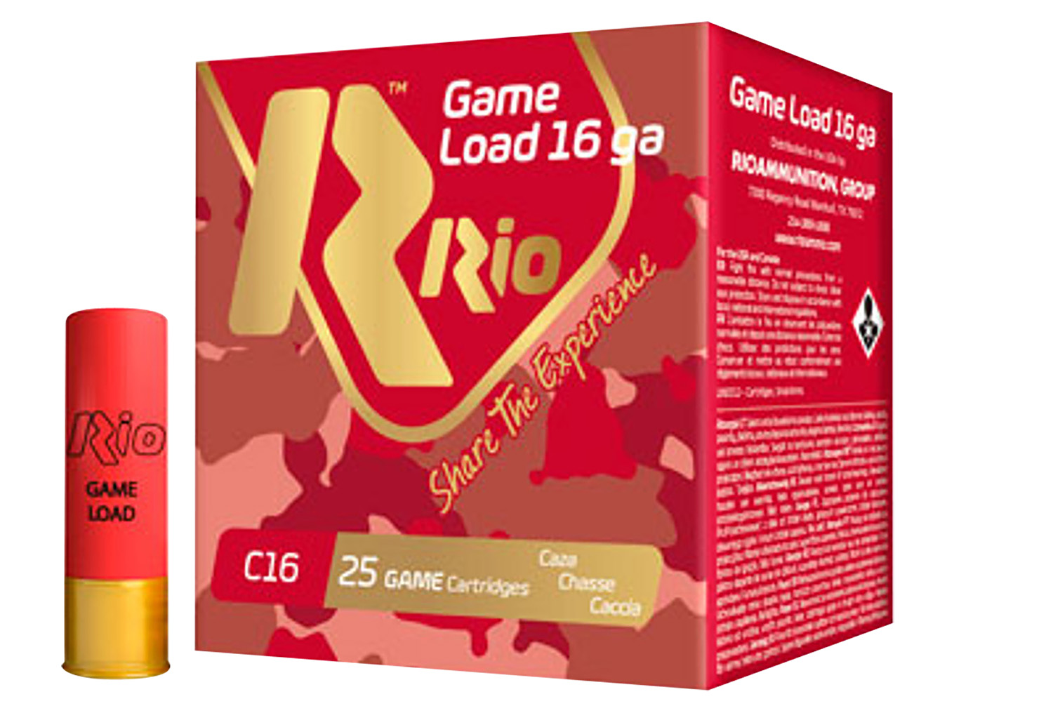158131.jpg Rio Ammunition RCHV1675 Game Load 16Gauge 2.75" 1 1/8oz 7.5Shot 25 Per Box/10 Case - Image 1