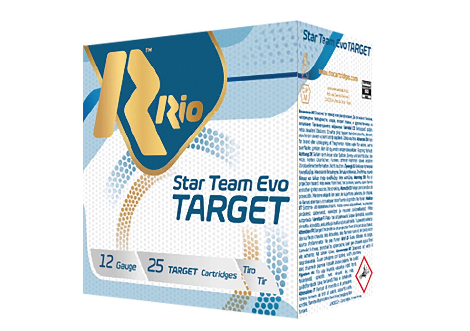 174732.jpg Rio Ammunition STT24LT75 Star Team EVO Target 12Gauge 2.75" 7/8oz 7.5Shot 25 Per Box/10 Case - Image 1