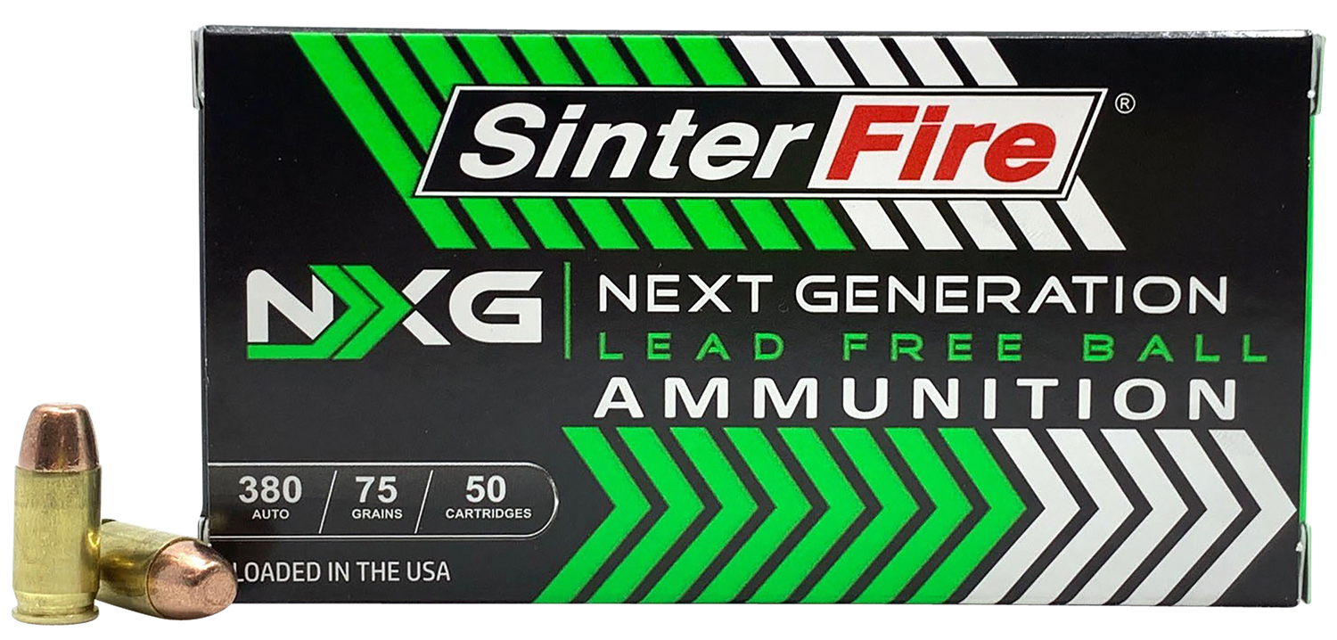 145253.jpg SinterFire Inc SF38075NXG Next Generation (NXG) 380ACP 75gr Lead Free Ball 50 Per Box/20 Case - Image 1