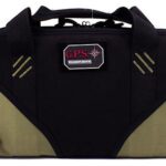 G-Outdoors Large Memory Foam Case with Magazine Back Pockets- Green/Black