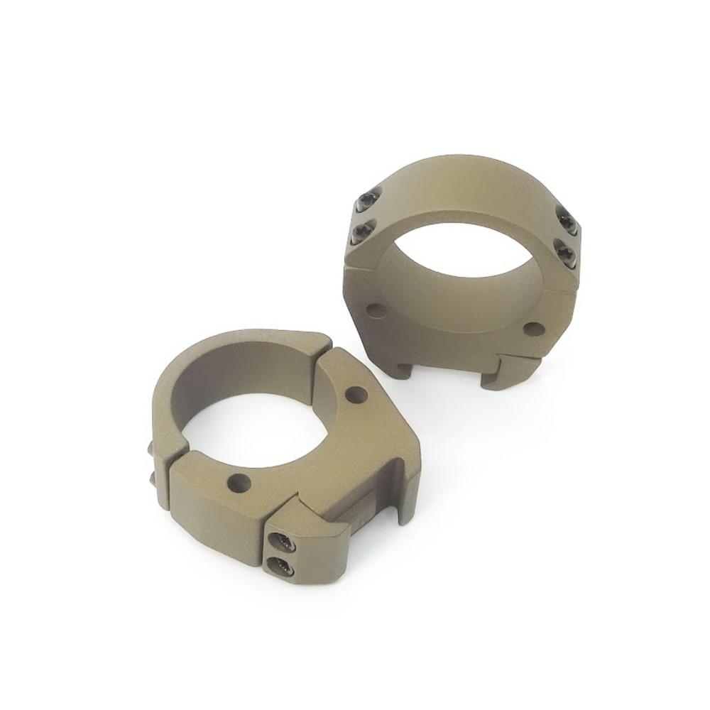 https3A2F2Fmedia.chattanoogashooting.com2Fimages2Fproduct2FTJTMS34MBB2FTJTMS34MBB-1.jpg Talley Modern Sporting Scope Rings 34mm Med Burnt Bronze - Image 1