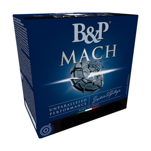 https3A2F2Fmedia.chattanoogashooting.com2Fimages2Fproduct2FXDCA7T02MAC0312Fmach1.jpg B&P Mach LV Professional Handicap Shotshells 12ga 2-3/4" 1-1/8 oz 1250 fps #7.5 25/ct - Image 1