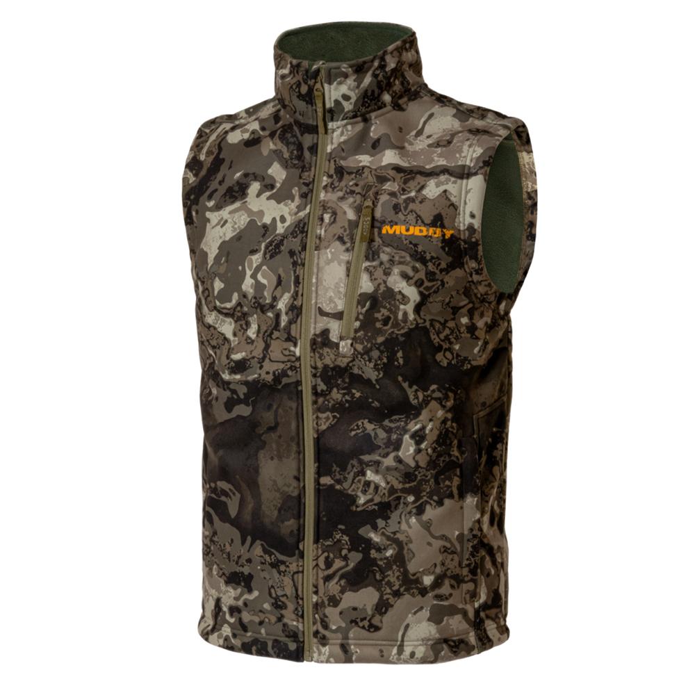 https3A2F2Fmedia.chattanoogashooting.com2Fimages2Fproduct2FGMMUDWDPVESTVCG2X2FGMMUDWDPVESTVCG-1 Muddy TRX Softshell Vest Veil Canyon Grey 2XL - Image 1