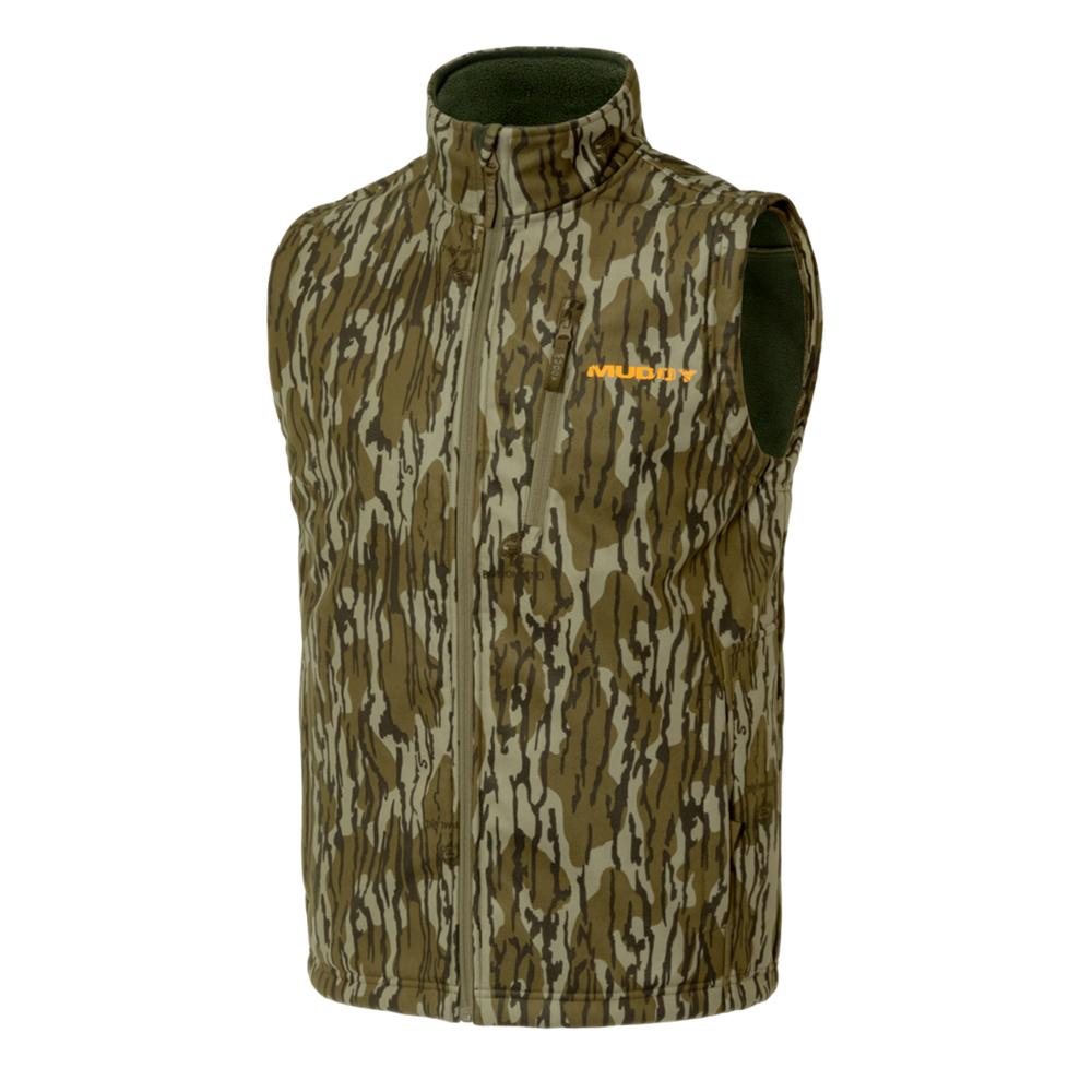 https3A2F2Fmedia.chattanoogashooting.com2Fimages2Fproduct2FGMMUDWDPVESTMOBXL2FGMMUDWDPVESTMOB-1_5 Muddy TRX Softshell Vest Mossy Oak Bottomland XL - Image 1