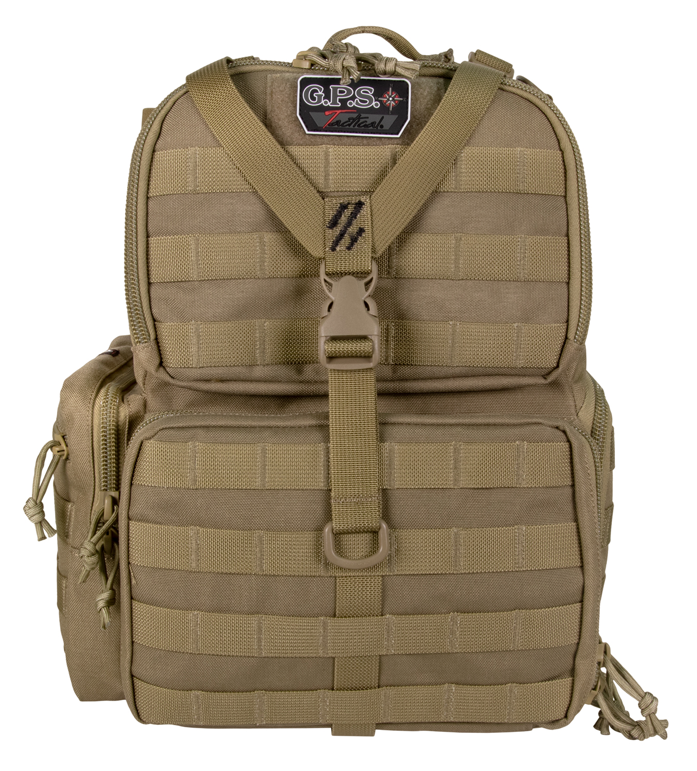 89533 GPS Bags T1612BPT Tactical Range Tan 1000D Nylon Teflon Coating 3 Handguns - Image 1
