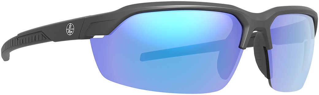 191783 LEU 186754 TRACER MATTE BLACK BLUE MIRROR - Image 1