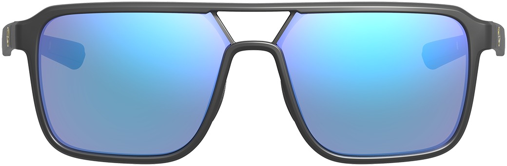 191760 LEU 186748 BRIDGER MATTE BLACK BLUE MIRROR - Image 1