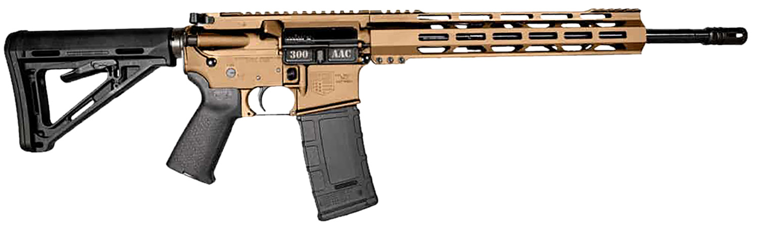 174764 Diamondback DB1718B042 DB15 300 Blackout 30+1 Burnt Bronze Cerakote Picatinny Rail Aluminum Receiver, Black Synthetic Stock - Image 1