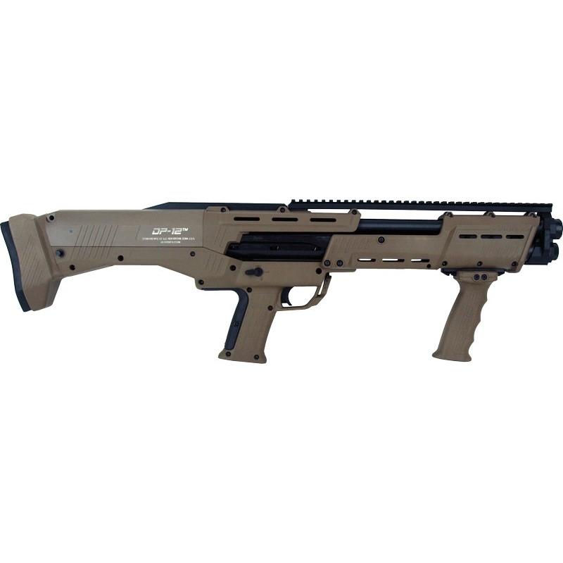 https3A2F2Fmedia.chattanoogashooting.com2Fimages2Fproduct2FDFDP12FDEGENII2FDFDP12FDEGENII-1 Standard Manufacturing DP12 GEN II Shotgun 12 ga 3" Chamber 14rd Magazine 18.5" Barrel FDE - Image 1