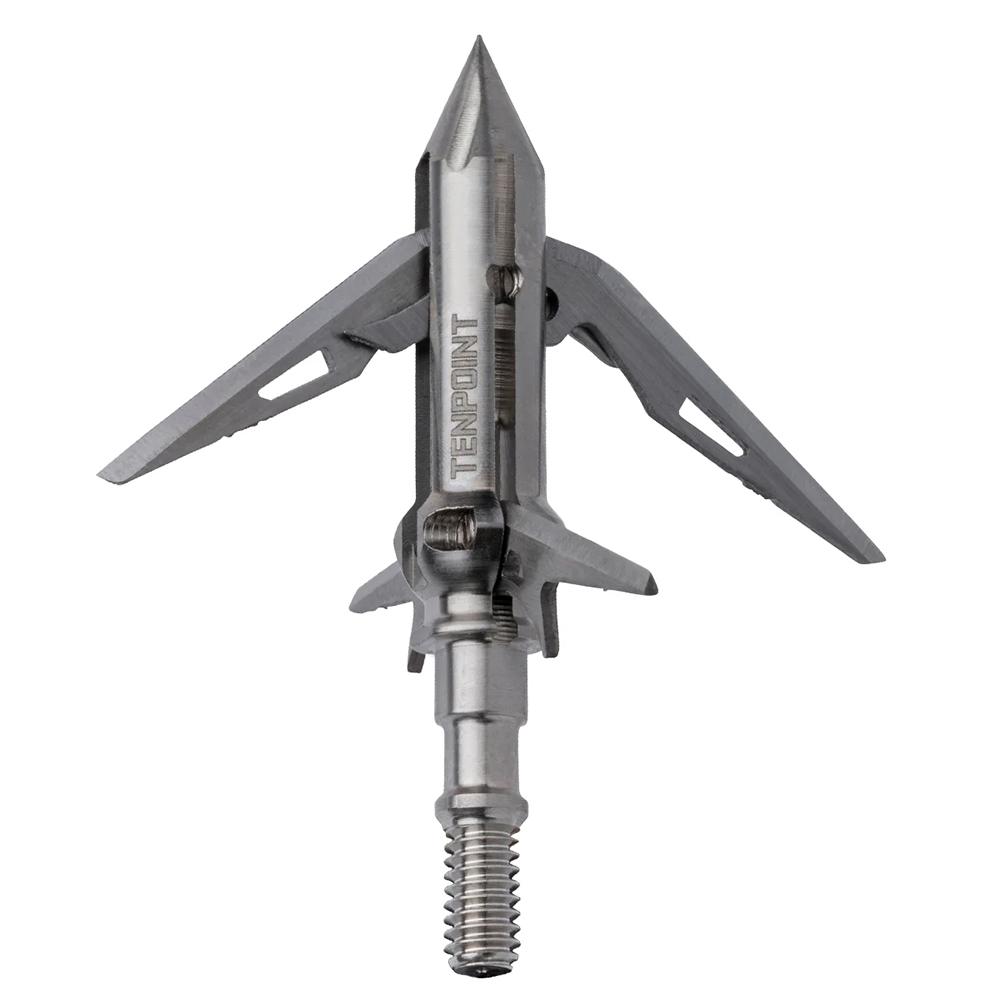 https3A2F2Fmedia.chattanoogashooting.com2Fimages2Fproduct2FTPHEA80532FTPHEA8053-1.jpg TenPoint Nemesis Titanium Broadhead 100 Grain 3/ct - Image 1