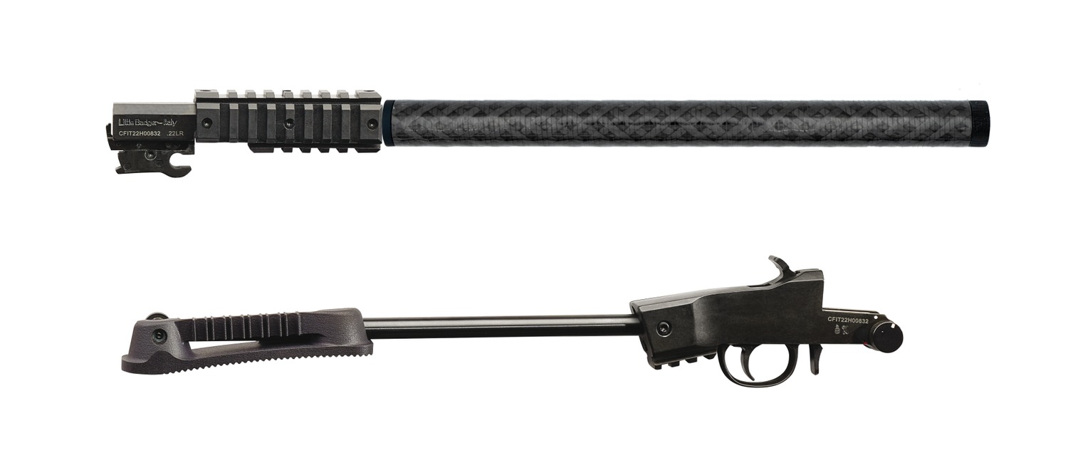 Chiappa Firearms 500281 Little Badger  22 LR 12+1 16.50" Threaded Carbon Fiber Shroud Barrel - Chiappa Firearms