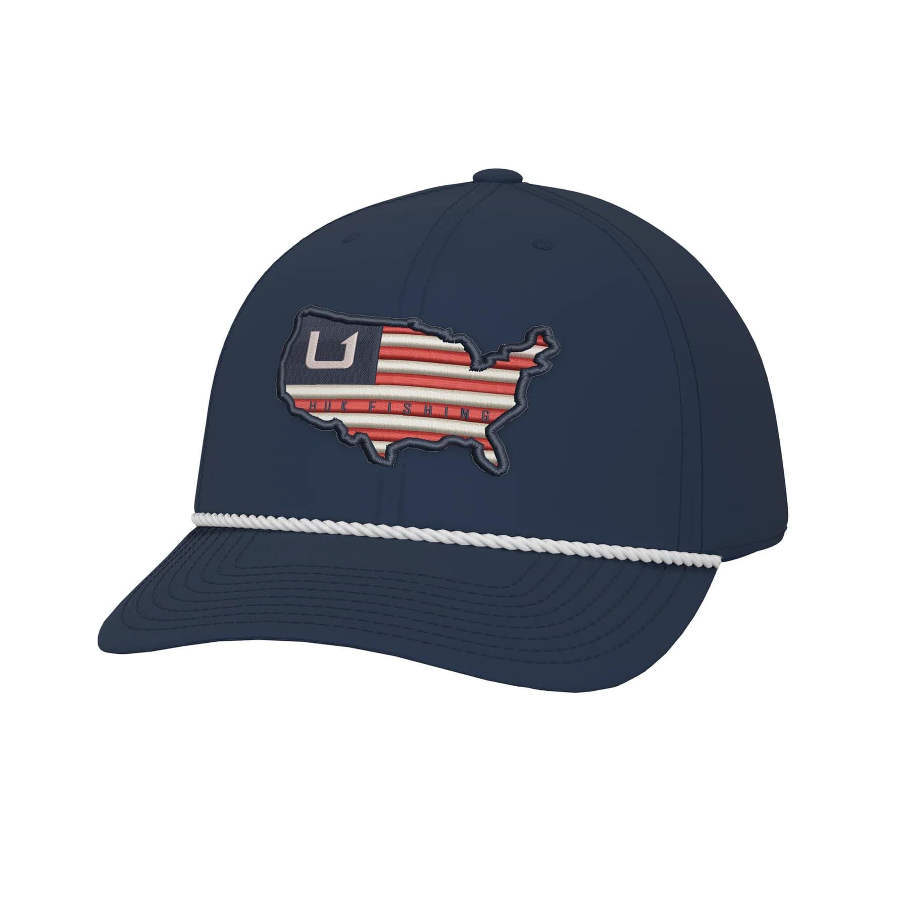 https3A2F2Fmedia.chattanoogashooting.com2Fimages2Fproduct2FATH30004244092FATH3000424-2.jpg Huk American Rope Hat Sargasso Sea - Image 1