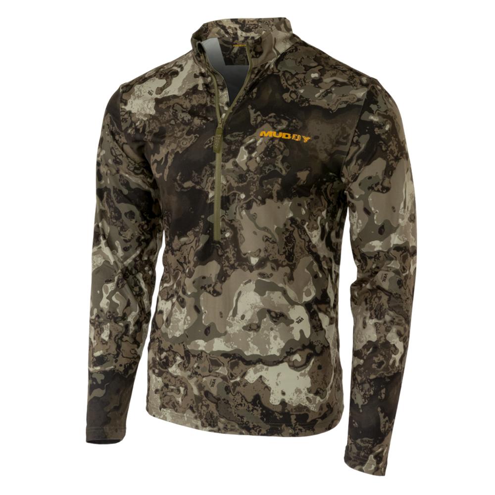 https3A2F2Fmedia.chattanoogashooting.com2Fimages2Fproduct2FGMMUDLWQZVCGS2FGMMUDLWQZVCG-1_4.jpg Muddy TR Lightweight Quarter Zip Long Sleeve Shirt Veil Canyon Grey S - Image 1