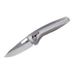 SOG Knives One-Zero XR Folding Knife 3-1/10" Drop Point Blade Silver Black Box