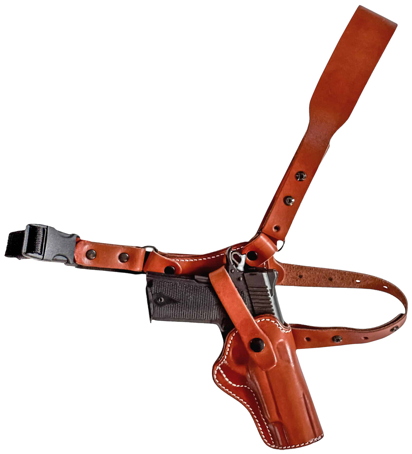 173764.jpg 1791 Gunleather PFC1CBRR Brown Fits 1911 Right Hand - Image 1