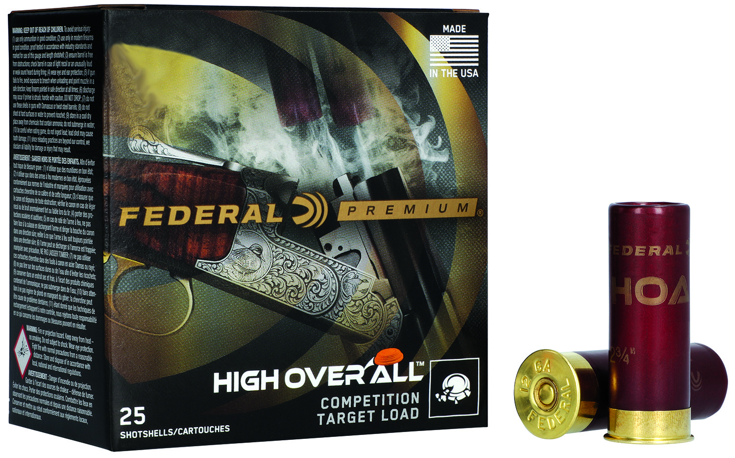 143862 Federal HOA289 Premium High Over All 28Gauge 2.75" 3/4oz 9Shot 25 Per Box/10 Case - Image 1