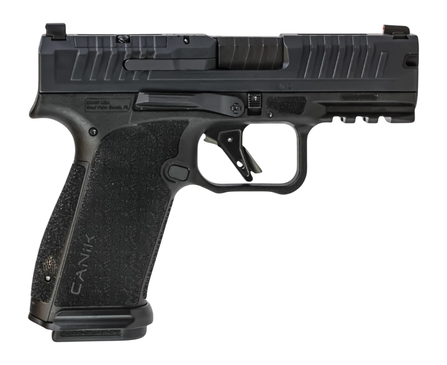 192107 Canik HG8614N Mete MC9 Prime 9mm Luger 17+1 3.64" Optic Ready/Serrated Slide Black - Image 1