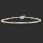 36895 Diamond Line & Ball Bracelet