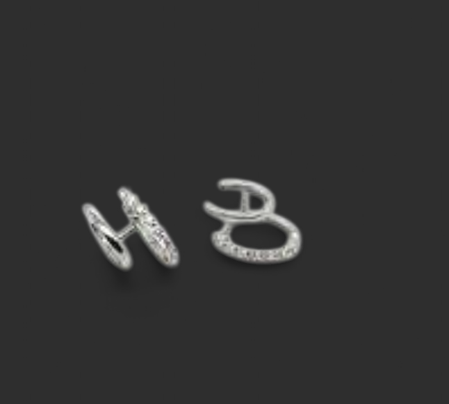 image.png 38461 Diamond Huggie Hoop - Image 1