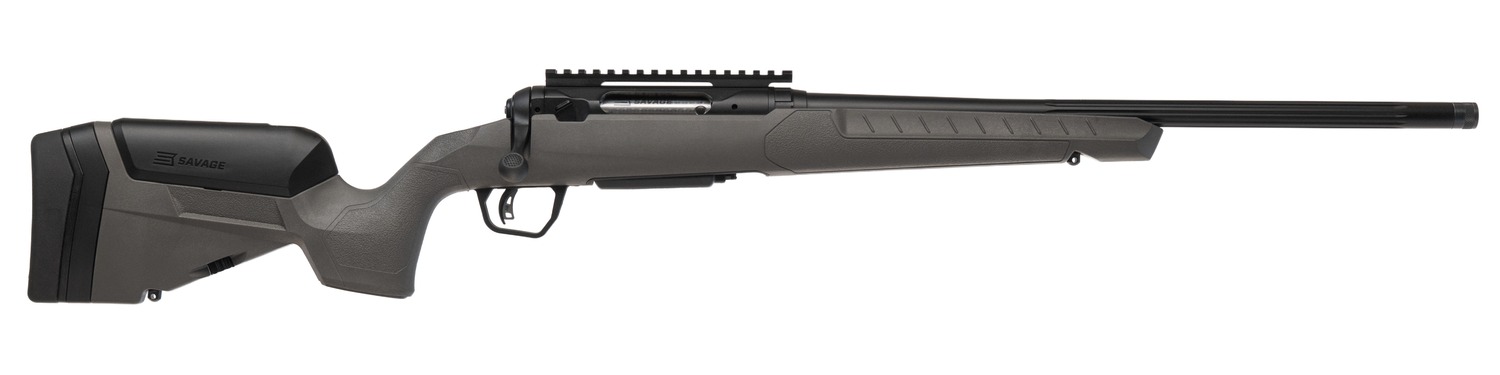 189530.jpg Savage Arms 32411 110 Trailblazer 300 HAM'R 4+1 16.50" Fluted Barrel, Flat Dark Gray Adj LOP Synthetic Stock, Right Hand - Image 1