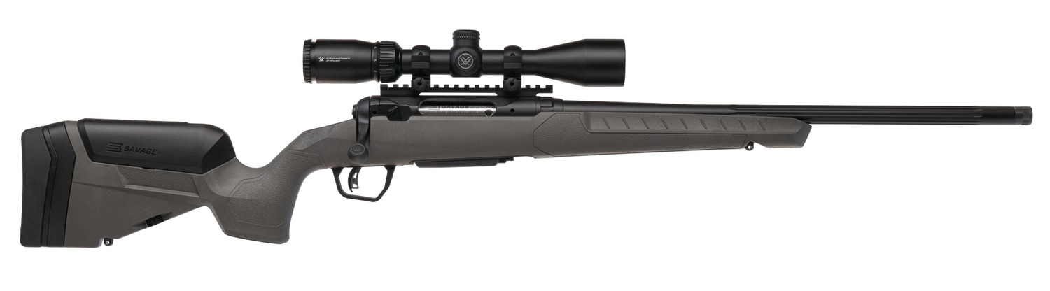 189569.jpg Savage Arms 32460 110 Trailblazer XP 300 HAM'R 4+1 16.50" Fluted Barrel, Flat Dark Gray Adj LOP Synthetic Stock, Right Hand - Image 1