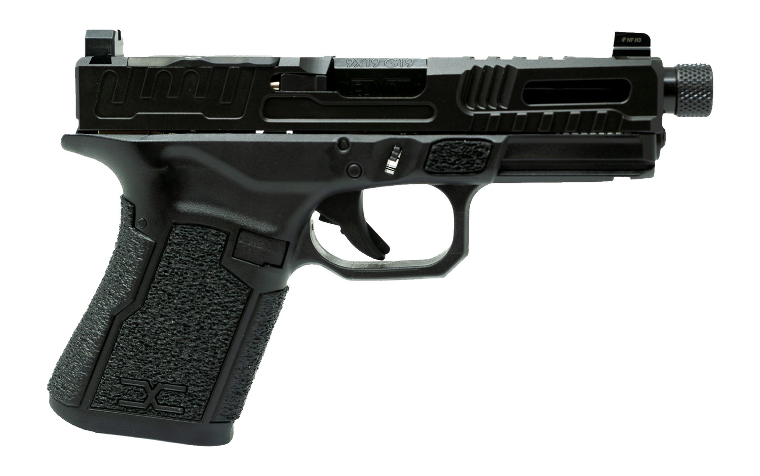 180174.jpg Faxon Firearms FX-19-HF-02 FX-19 Hellfire Gen 2 9mm Luger Black Threaded Barrel - Image 1