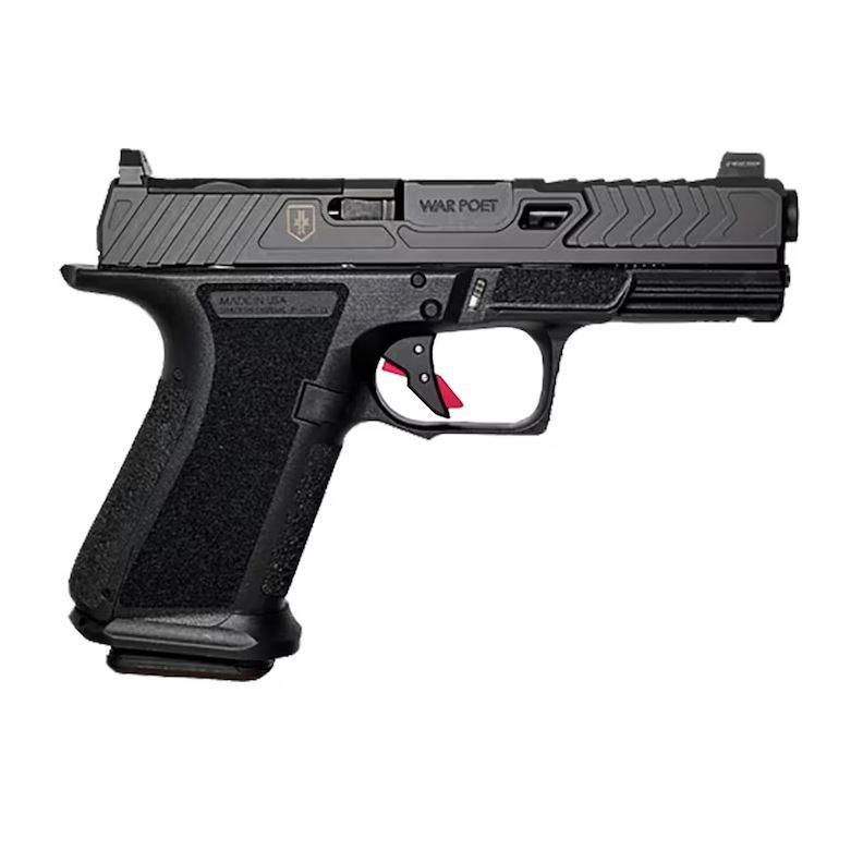 https3A2F2Fmedia.chattanoogashooting.com2Fimages2Fproduct2FEVSS10892FEVSS10892.jpg Shadow Systems MR920 Warrior Poet Optic Ready FDE Handgun 9mm Luger 10rd Magazines(2) 4" Stainless Barrel Night Sights - Image 1